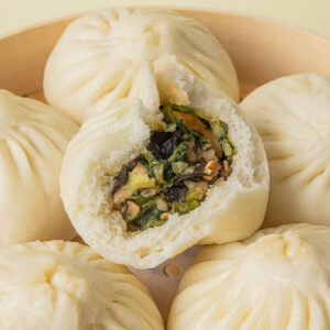 Shiitake Vegetable Buns (Baozi)