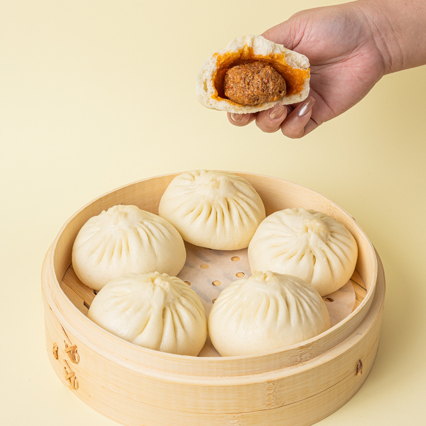 Chinese Pork Buns - Spicy (4pack) - Image 4