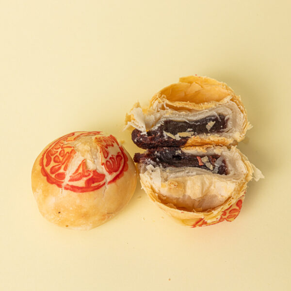 Flaky Sweet Mooncake - Red Bean - Image 2