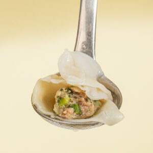 Pork Wontons with Shepherd's Purse